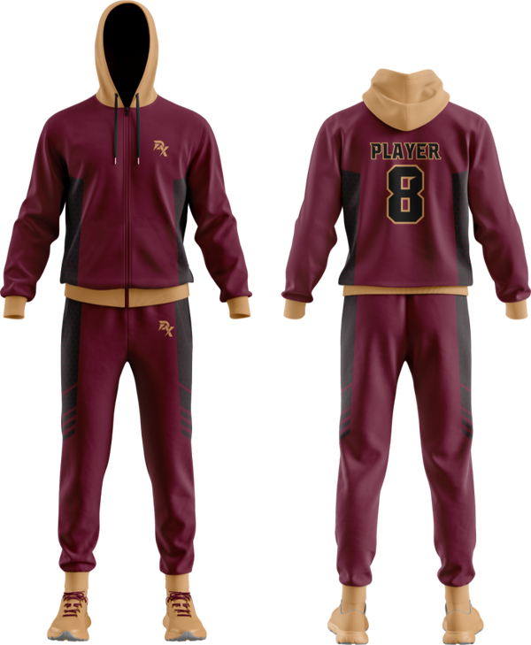 Burgundy Tracksuit